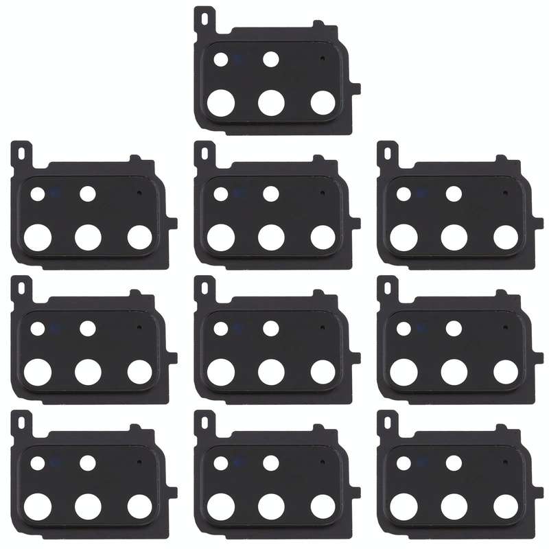 For Samsung Galaxy S20+ 10pcs Camera Lens Cover (Black)