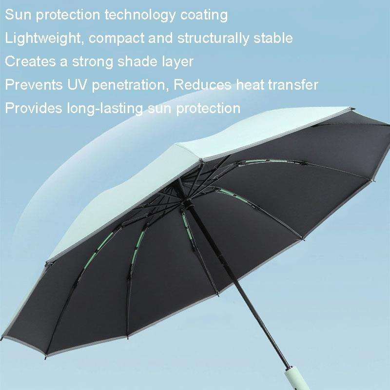 20 Bone Reverse Double Bone Automatic Folding Umbrella Sunshade Sun Umbrella(Pink)