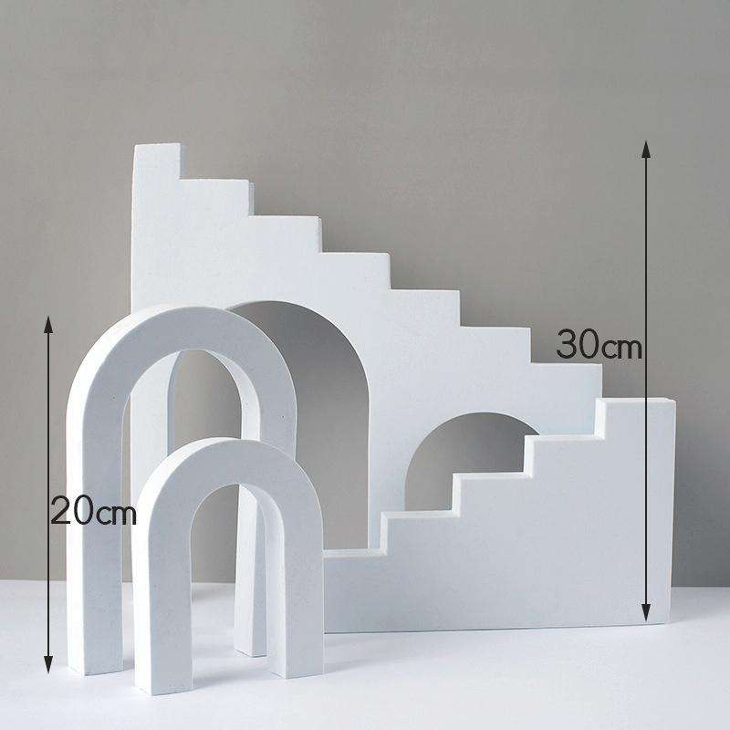 Ladder Combo Kits Geometric Cube Solid Color Photography Photo Background Table Shooting Foam Pro...