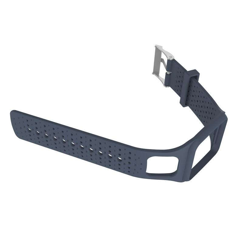 Silicone Sport Watch Band for TomTom 1 Series Runner / Cardio(Navy Blue)