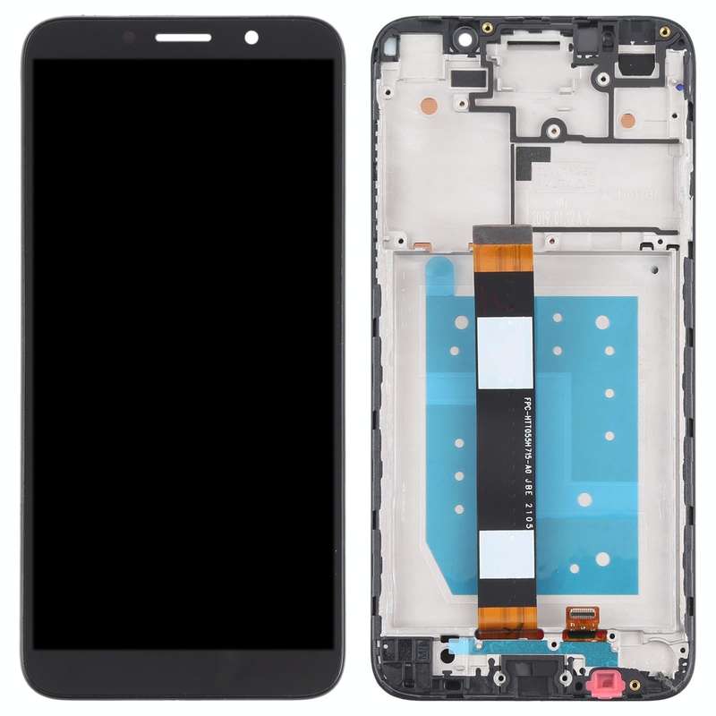OEM LCD Screen for Huawei Y5p Digitizer Full Assembly With Frame(Black)