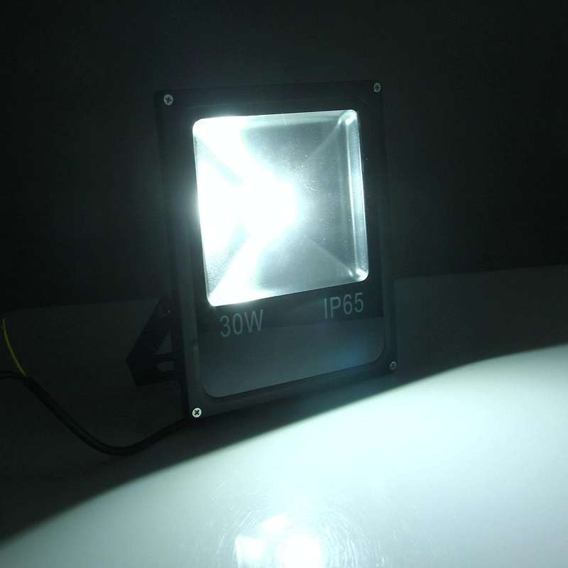30W IP65 Waterproof White Light LED Floodlight, 2700LM Lamp, AC 85-265V