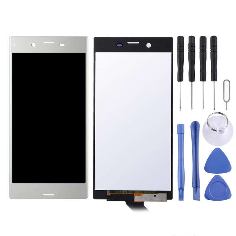 Original LCD Screen + Original Touch Panel for Sony Xperia XZ(Silver)