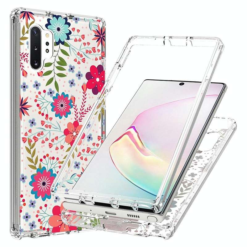 For Samsung Galaxy Note 10 2 in 1 High Transparent Painted Shockproof PC + TPU Protective Case(Sm...