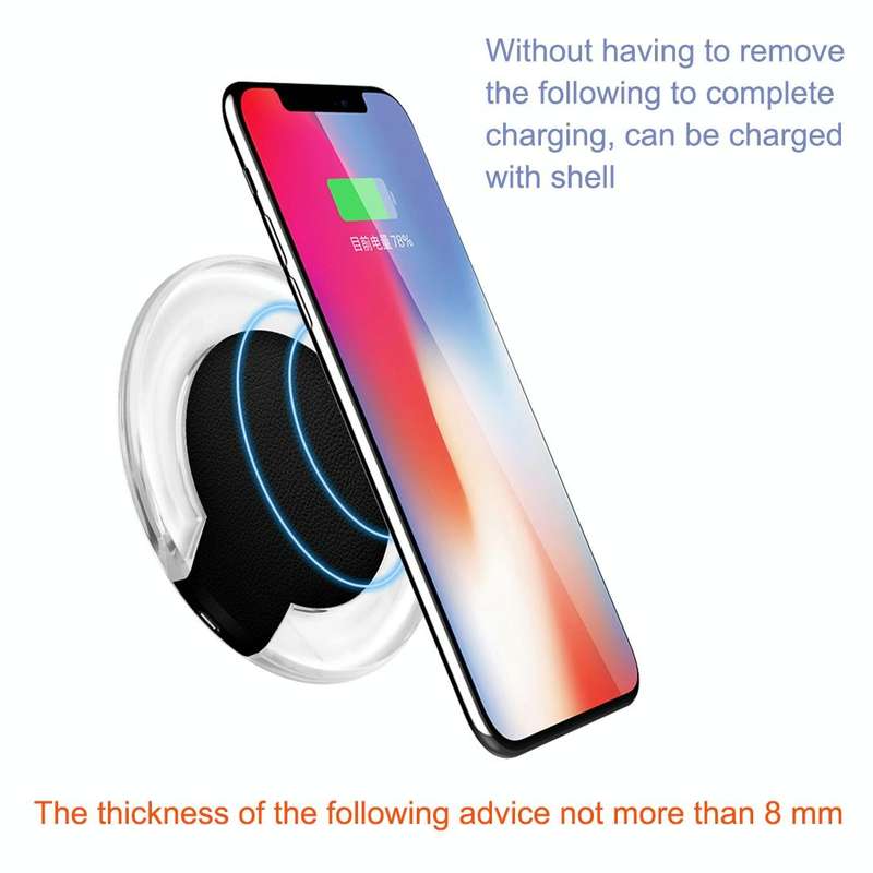 Safety Wireless and Limitless QI-standard Wireless Charger Fast Charging Charger with Micro USB C...