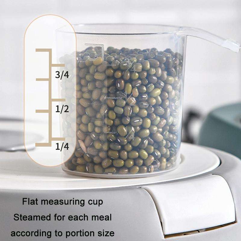 Kitchen Sealed Moisture Dust Proof Storage Rice Bucket, Color: Green 10kg