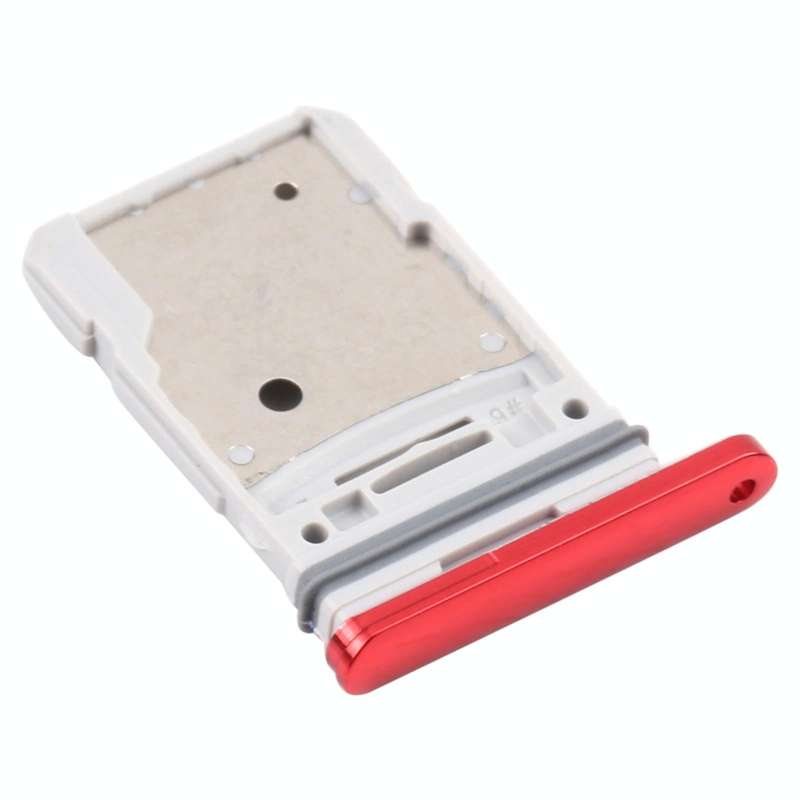 For Samsung Galaxy S20 FE 5G SM-G781B SIM Card Tray + Micro SD Card Tray (Red)