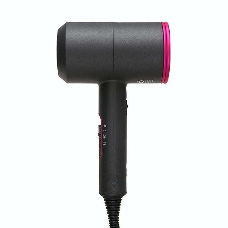 High-power Anionic Cold Hot Air Constant Temperature Hair Dryer, EU Plug (Red + Black)