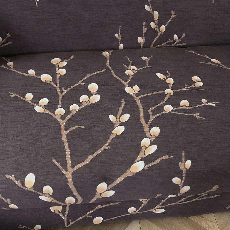 Fabric High Elastic All Inclusive Lazy Sofa Cover, Size: 1 Person(Black And White)