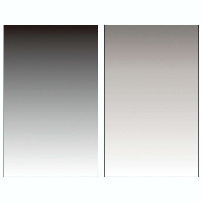 54 x 83cm Gradient Morandi Double-sided Film Photo Props Background Paper(Deep Gray / Light Gray)