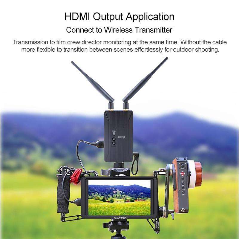 FEELWORLD F5 4K 1920 x 1080 5 inch Camera Field Monitor, Support HDMI