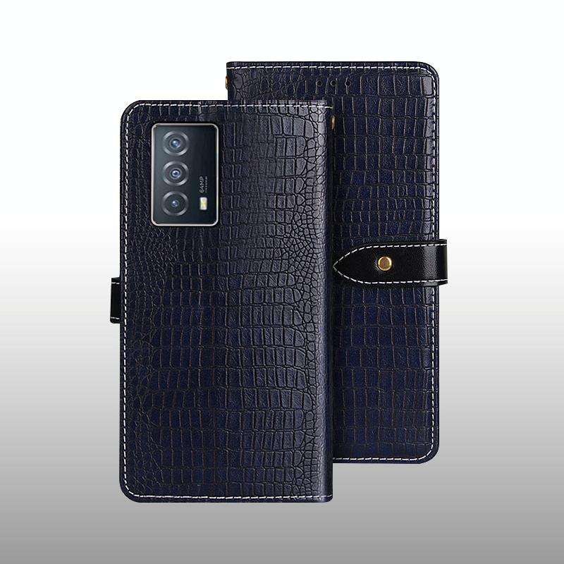 For vivo iQOO Z5 idewei Crocodile Texture Horizontal Flip Leather Case with Holder & Card Slots &...