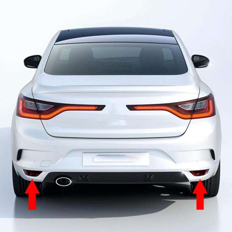 1 Pair For Renault Megane MK3 2008-2013 Car Rear Bumper Reflector Light 265650004R 3805 / 2656000...