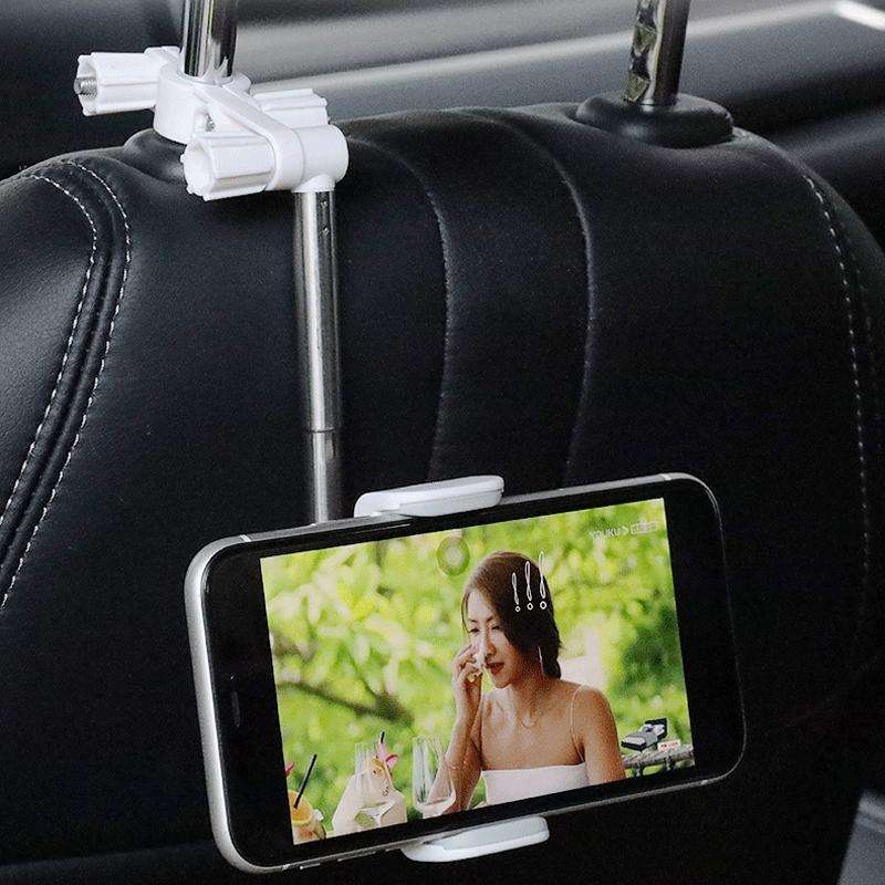 2 PCS Car Mobile Phone Bracket Rearview Mirror Navigation Bracket Driving Recorder Fixed Clipper ...