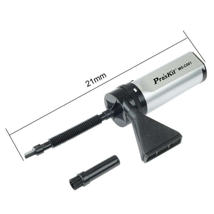 Pro'sKit MS-C001 Mini Vacuum Cleaner Mobile Computer Keyboard Dust Collector Cleaning Tool(Black)