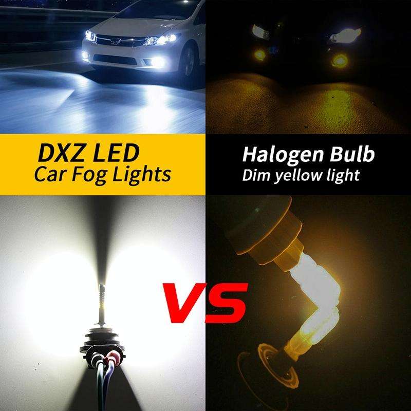 2 PCS H8 / H11 DC9-24V 7W 1200LM IP65 Car LED Fog Light (White Light)