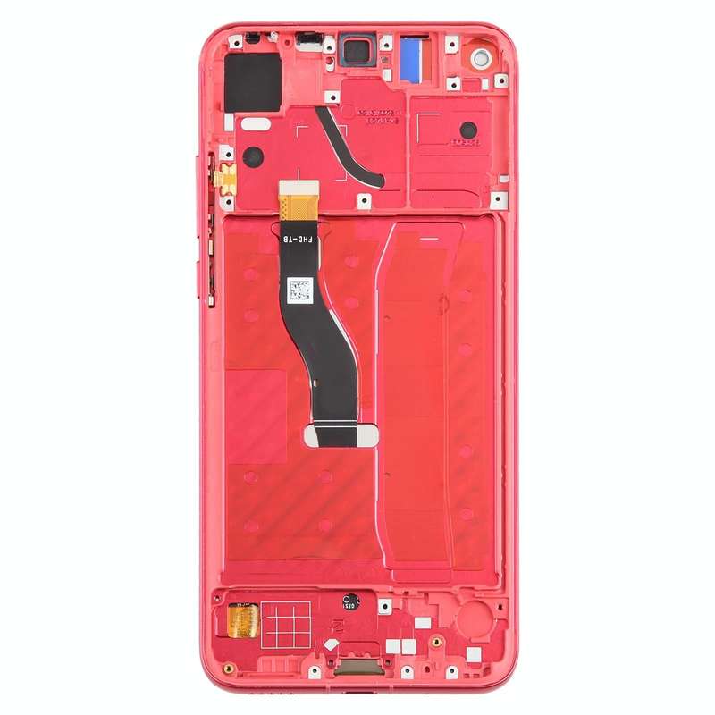 For Honor View 20 Original LCD Screen Digitizer Full Assembly with Frame (Red)