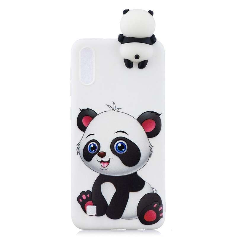 For Galaxy A10 Shockproof Cartoon TPU Protective Case(Panda)