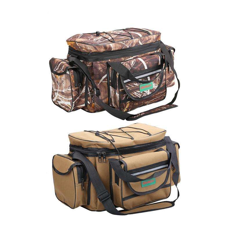 SeaKnight SK003 Multifunctional Lure Bag Shoulder Messenger Bag Fishing Gear Waist Bag(Straw)