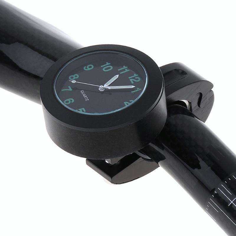 Motorcycle Bike Modified Handlebar Clock Watch(White)