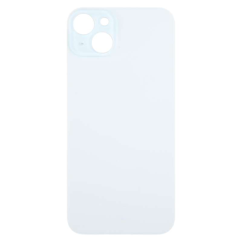 For iPhone 15 Plus Glass Battery Back Cover(Blue)