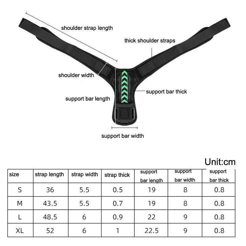 Anti-hunchback Open Shoulder Chest Posture Correction Belt(S)