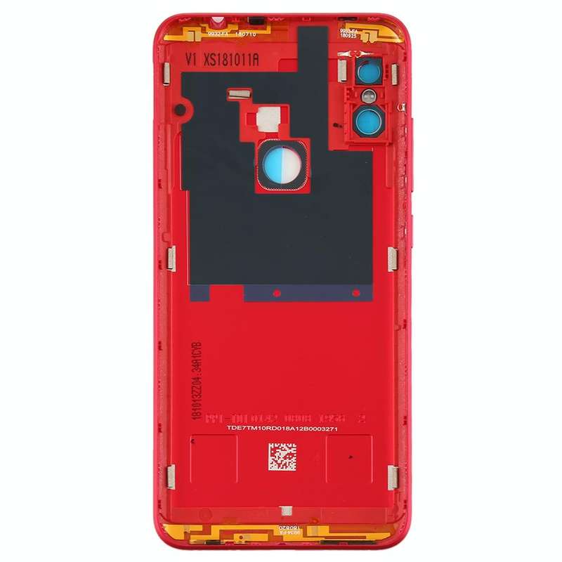 Battery Back Cover with Side Keys for Xiaomi Redmi Note 6 Pro(Red)
