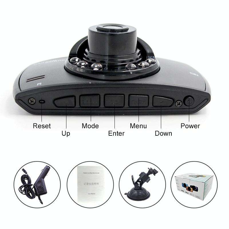 G30 2.4 inch Car 480P Single Recording Driving Recorder DVR Support Parking Monitoring / Loop Rec...