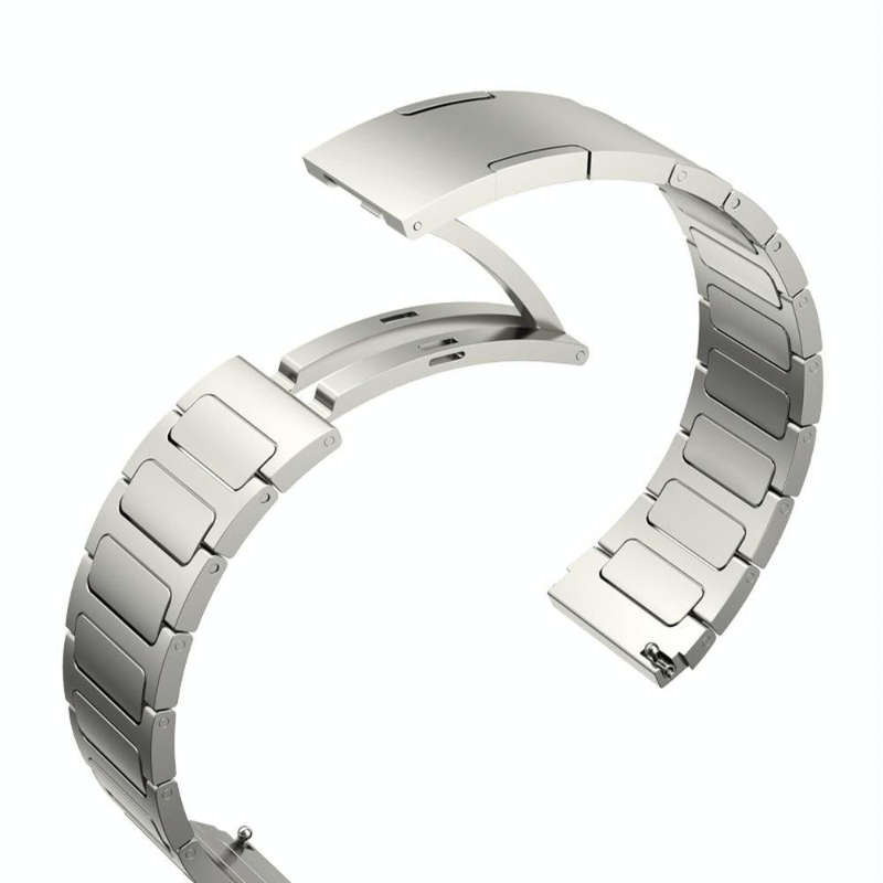 For Garmin Forerunner 255 22mm I-Shaped Titanium Alloy Watch Band(Black)