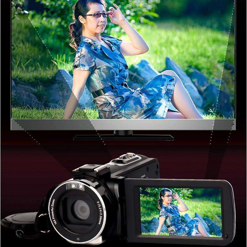 4K HD Night Vision 48MP Home WiFi Live Camcorder DV Digital Camera, Style:Microphone + Wide-angle...