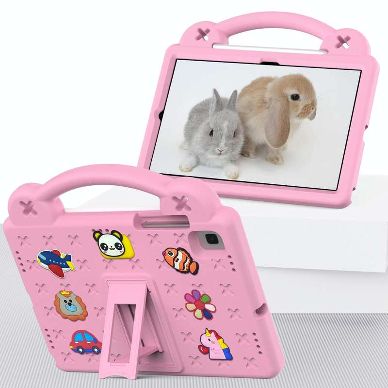 For Samsung Galaxy Tab S6 Lite 10.4 2020/2022 Handle Kickstand Children EVA Shockproof Tablet Cas...