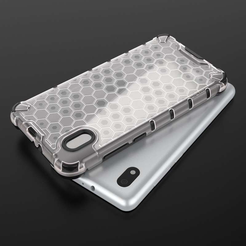 For Alcatel 1B (2020) Shockproof Honeycomb PC + TPU Case(Blue)