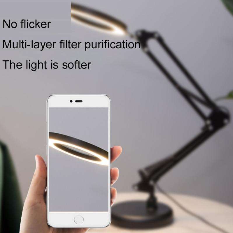 8X Magnifying Glass Lamp Beauty Nail Tattoo Repair Office Reading Lamp, Colour: Without Magnifyin...