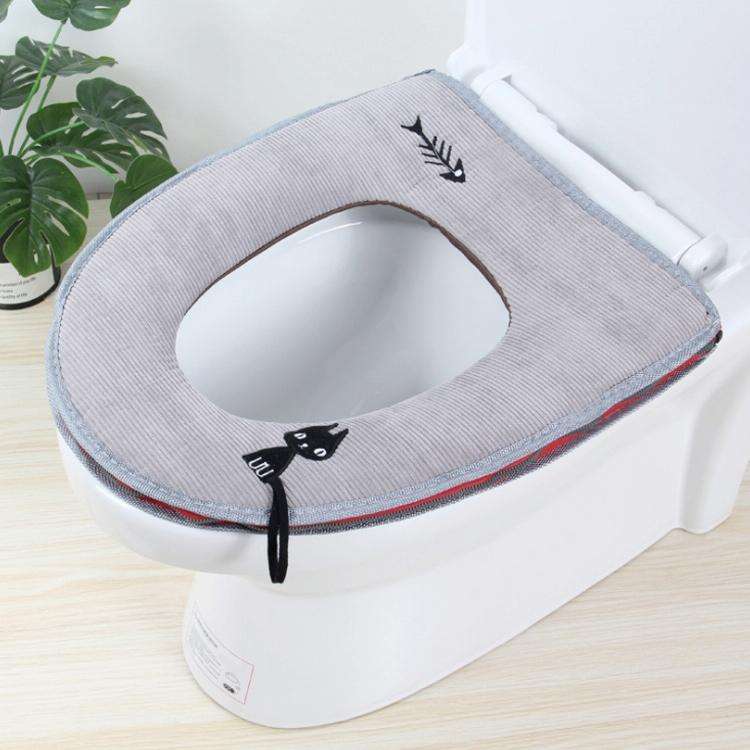Washable Bathroom Toilet Seat Cover Warmer Soft Cushion Pad Closestool Lid Mat Household Products...