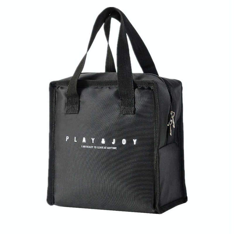 Multifunctional Portable Insulated Lunch Box Bag(Day Mini Black)
