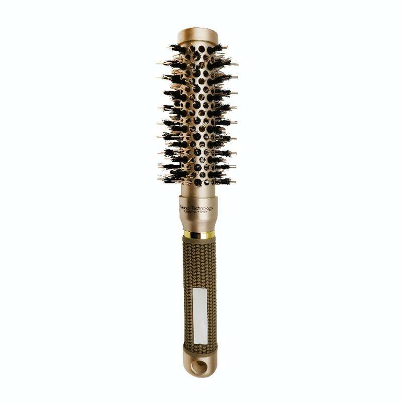High Temperature Resistant Ceramic Bristles Roller Comb Nylon Needle Cylinder Curling Comb, Colou...