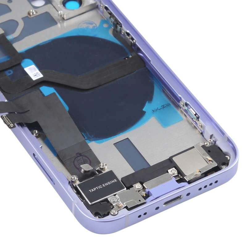 Battery Back Cover Assembly (with Side Keys & Speaker Ringer Buzzer & Motor & Camera Lens & Card ...