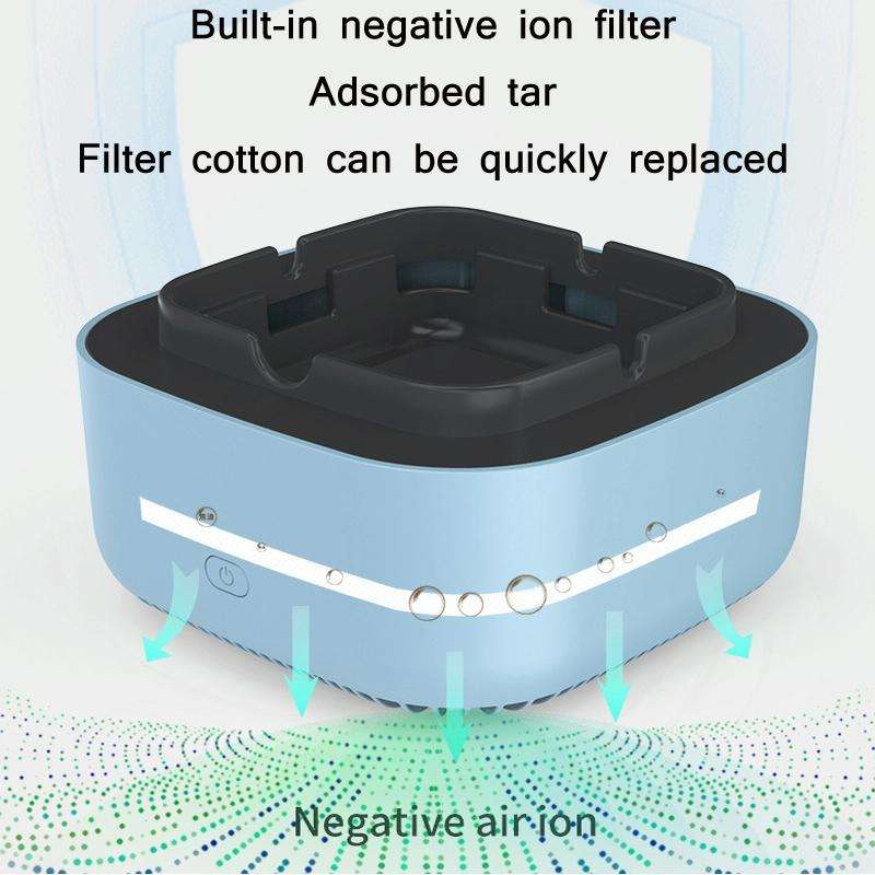 Electronic Ashtray Household Air Purifier(Fresh Green)