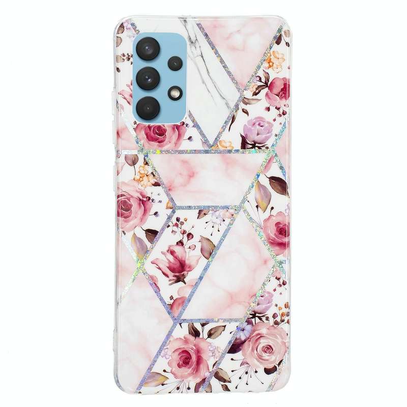 For Samsung Galaxy A32 4G Electroplating TPU Protective Case(Rose)