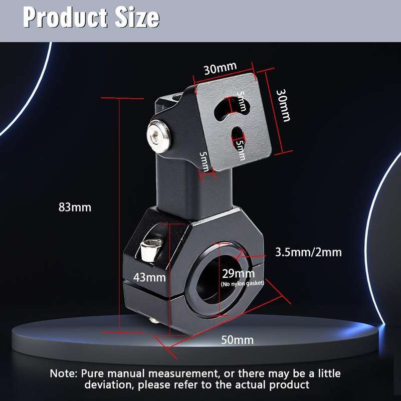 1pcs LT02 Motorcycle Light Universal Bracket