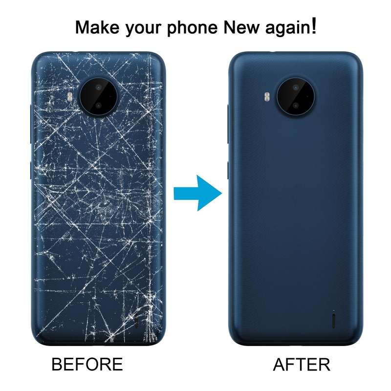 For Nokia C20 Plus Original Battery Back Cover(Blue)