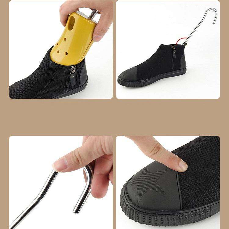 Plastic Shoe Tree Shoe Expander Adjustable Boot Stay(Support Wide Large 40-46)