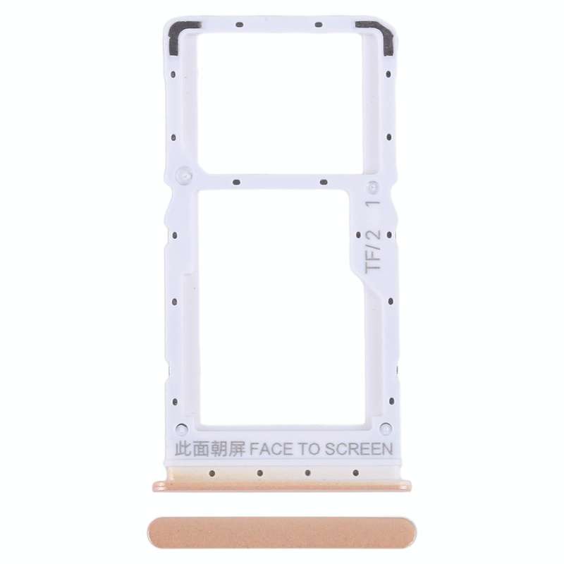 For Xiaomi Redmi Note 12 5G SIM Card Tray + SIM / Micro SD Card Tray (Pink)