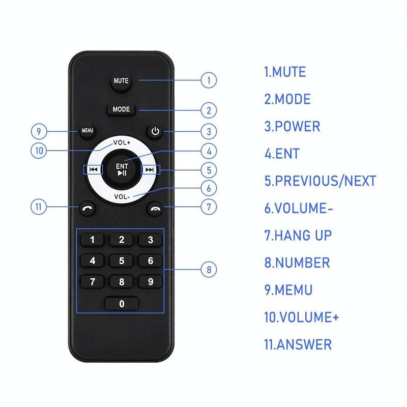 A3107 5 inches Car MP5 Wired CarPlay Universal Bluetooth Player With Microphone, Style: Standard+...