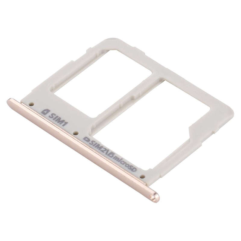 For Galaxy C7 Pro / C7010 & C5 Pro / C5010 SIM Card Tray + SIM / Micro SD Card Tray (Gold)