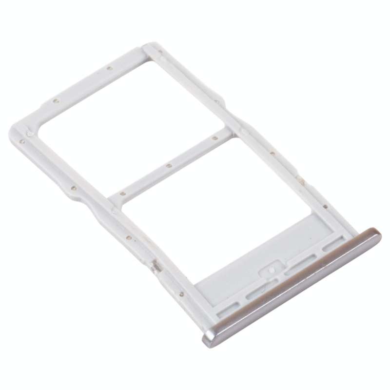 SIM Card Tray + NM Card Tray for Huawei Nova 7i (Silver)