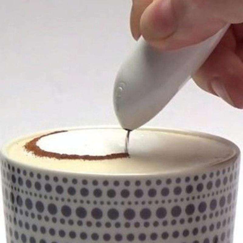New Electric Latte Art Pen For Coffee Cake Pen For Spice Cake Decorating Pen Coffee Carving Pen B...