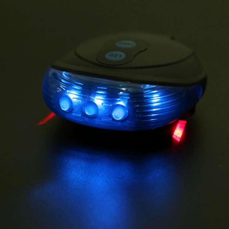 Bicycle Red LED Light Laser Night Mountain Bike Tail Light Taillight MTB Safety Warning Bicycle R...