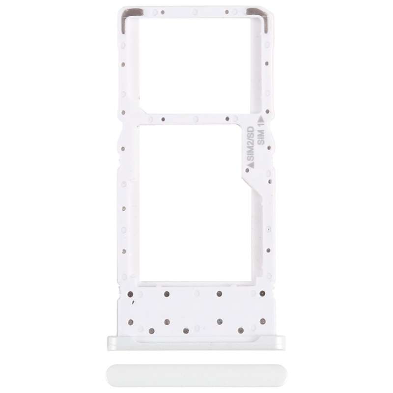 For Nokia X10 Original SIM + SIM / Micro SD Card Tray (White)