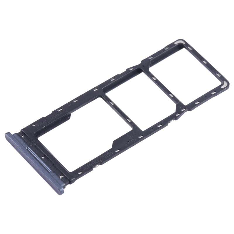 For Tecno Spark Go 2022 SIM Card Tray + SIM Card Tray + Micro SD Card Tray (Dark Blue)